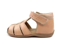 Pom Pom sandal rose med velcro